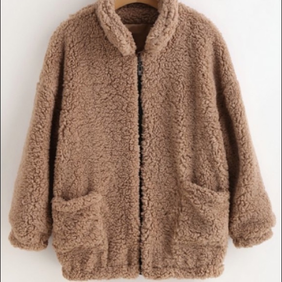 Zaful Tops - Fluffy Faux Fur Winter Coat